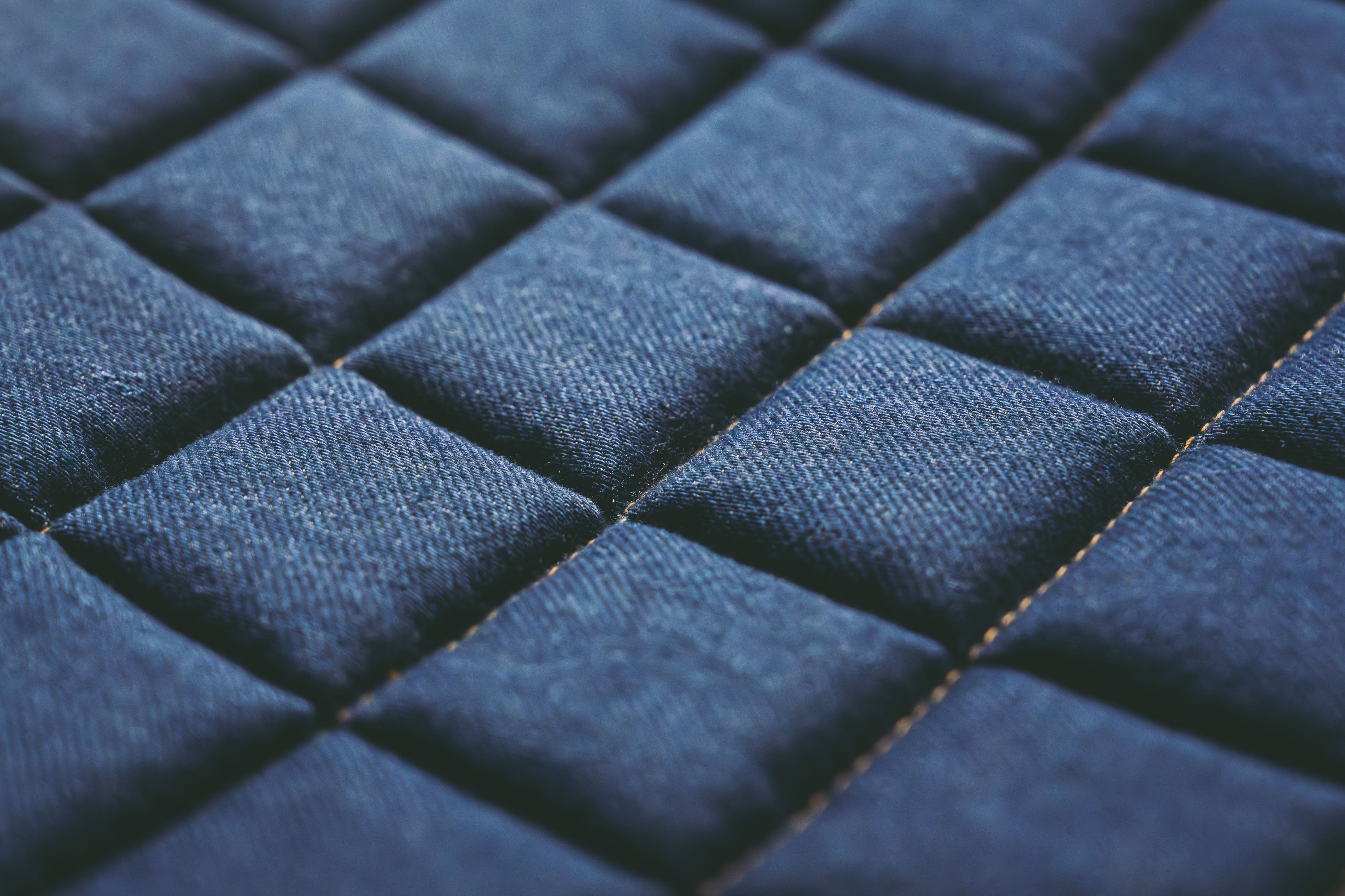 Tofu Grid Laptop Case|とうふグリッド・デニムPCケース